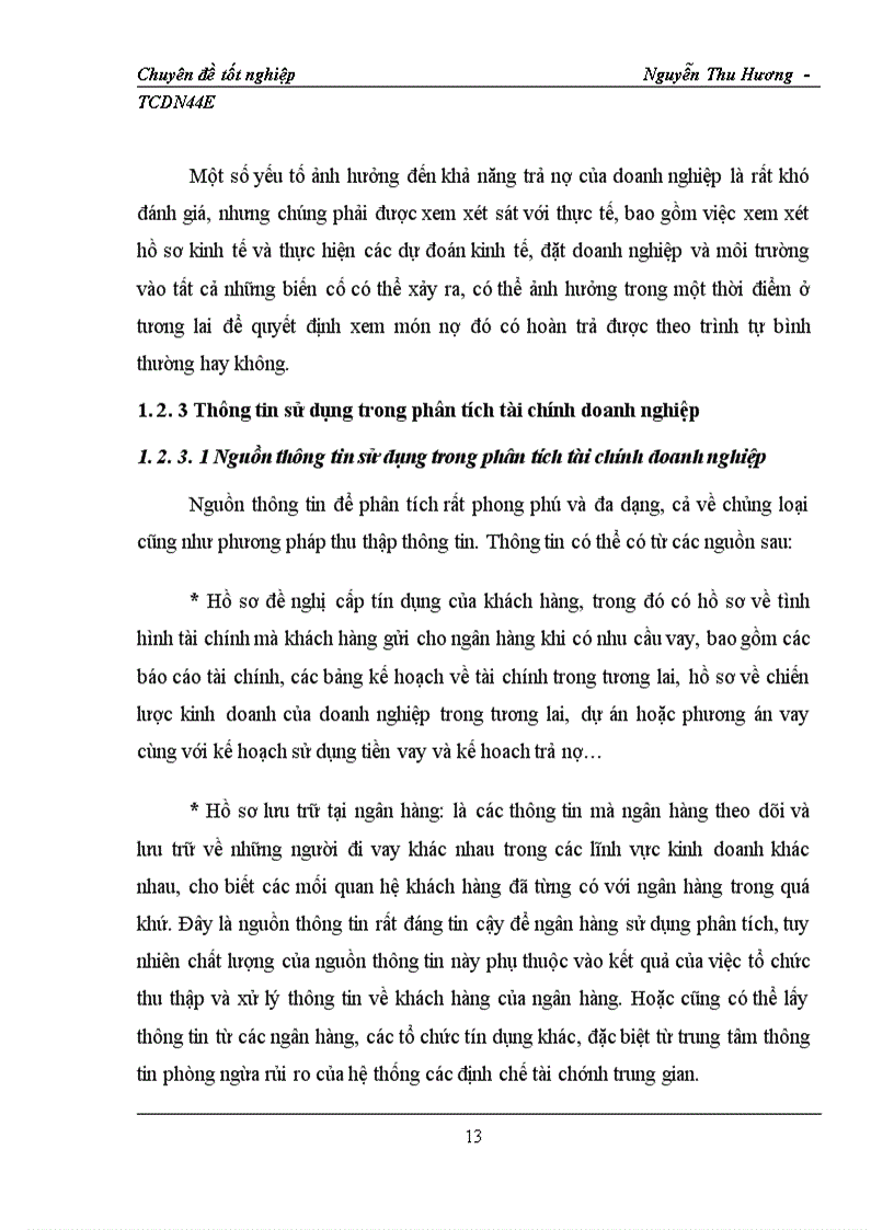 image for page Nâng cao hiệu quả phân tích tài chính doanh nghiệp trong hoạt động tín dụng tại Ngân hàng thương mại cổ phần các doanh nghiệp ngoài quốc doanh