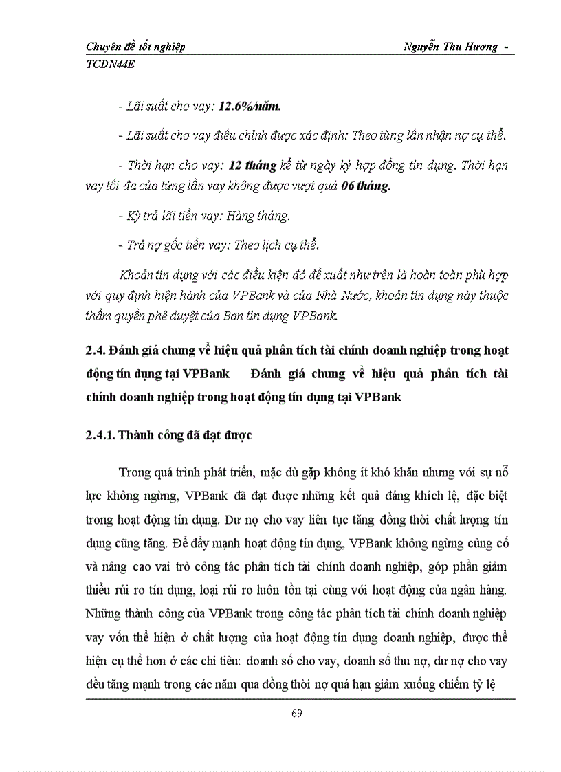 image for page Nâng cao hiệu quả phân tích tài chính doanh nghiệp trong hoạt động tín dụng tại Ngân hàng thương mại cổ phần các doanh nghiệp ngoài quốc doanh