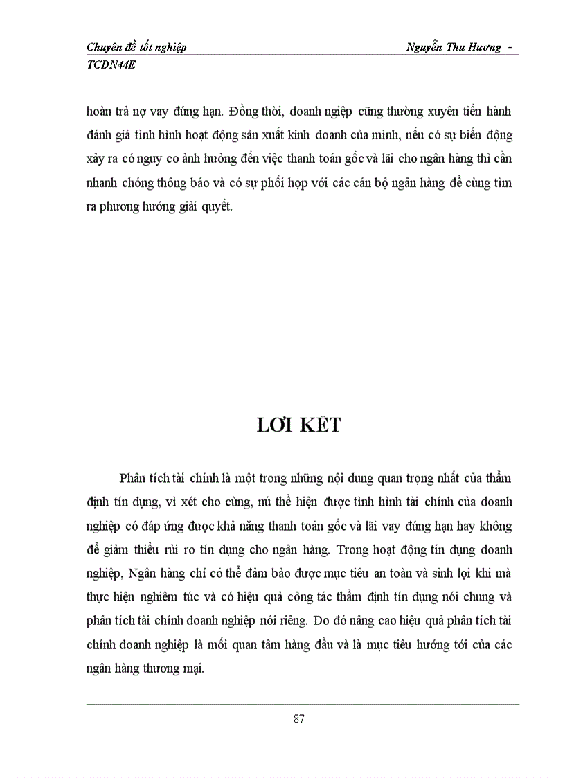 image for page Nâng cao hiệu quả phân tích tài chính doanh nghiệp trong hoạt động tín dụng tại Ngân hàng thương mại cổ phần các doanh nghiệp ngoài quốc doanh