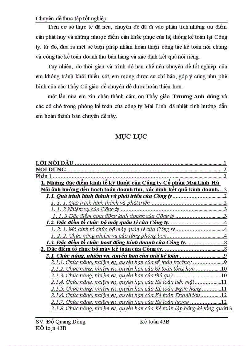 image for page Hoàn thiện hạch toán doanh thu xác định kết quả kinh doanh tại Công ty Cổ phần Mai Linh Hà Nội 1