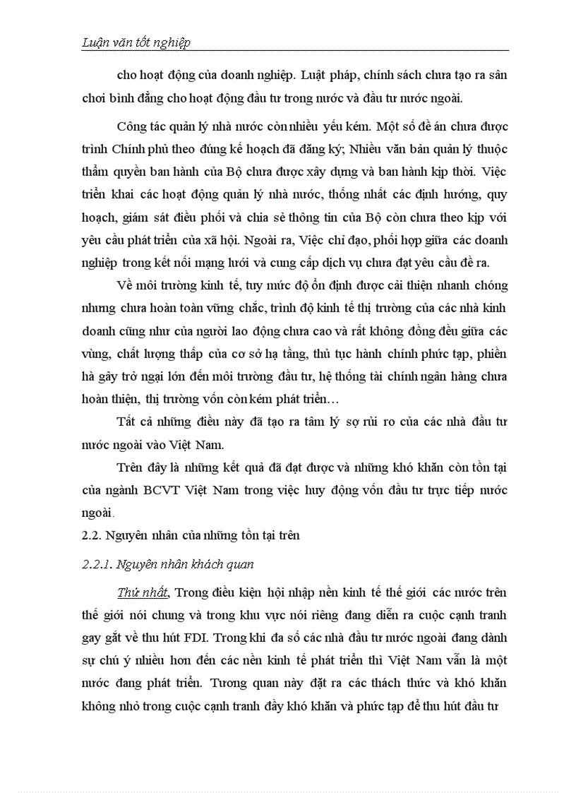 image for page Một số giải pháp nâng cao khả năng thu hút đầu tư trực tiếp nước ngoài vào Bưu chính Viễn thông Việt Nam 1