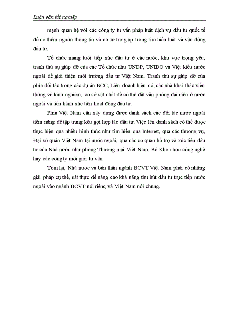 image for page Một số giải pháp nâng cao khả năng thu hút đầu tư trực tiếp nước ngoài vào Bưu chính Viễn thông Việt Nam 1