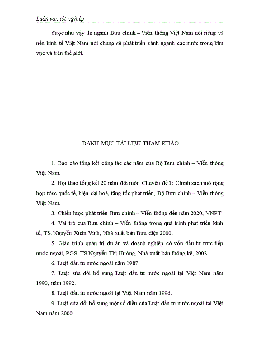 image for page Một số giải pháp nâng cao khả năng thu hút đầu tư trực tiếp nước ngoài vào Bưu chính Viễn thông Việt Nam 1