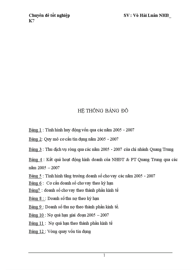 image for page Giải pháp nâng cao chất lượng tín dụng tại Ngân Hàng Đầu Tư và Phát Triển Việt Nam chi nhanh Quang Trung 1