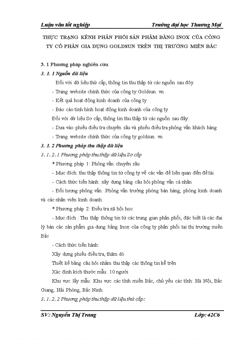 image for page Phát triển kênh phân phối sản phẩm bằng Inox của công ty cổ phần gia dụng Goldsun trên thị trường miền Bắc