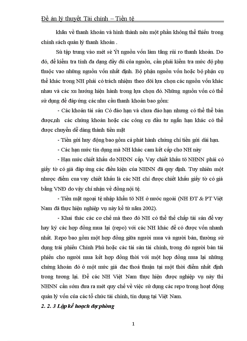 image for page Rủi ro thanh khoản và quản lý thanh khoản trong các Ngân hàng thương mại