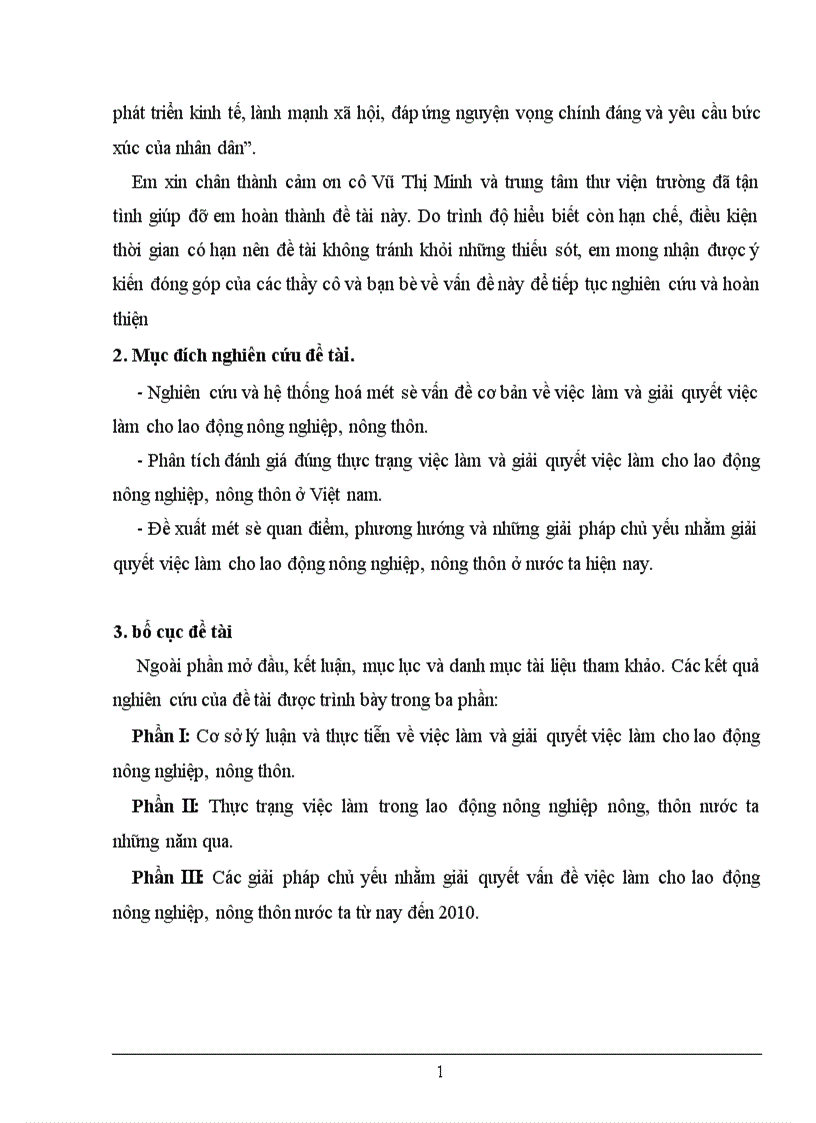 image for page Các giải pháp chủ yếu nhằm giải quyết vấn đề việc làm cho lao động nông nghiệp nông thôn nước ta từ nay đến 2010