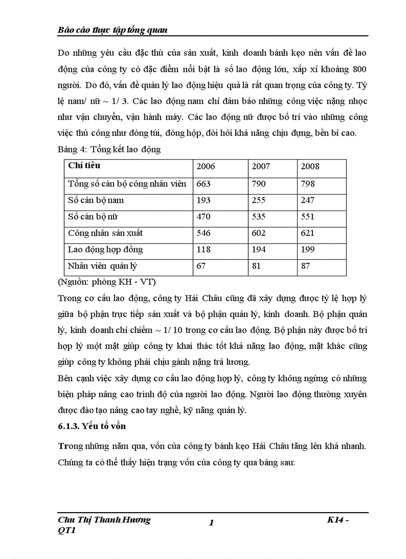 image for page Báo cáo thực tập tổng hợp tại công ty cổ phần bánh kẹo Hải Châu