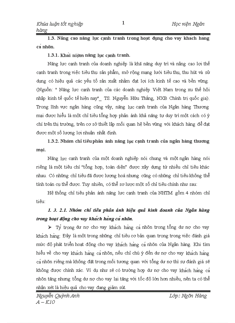 image for page Gia i pha p nâng cao năng lư c ca nh tranh trong hoa t đô ng cho vay kha ch ha ng ca nhân ta i chi nha nh Techcombank Ly Thươ ng Kiê t 1