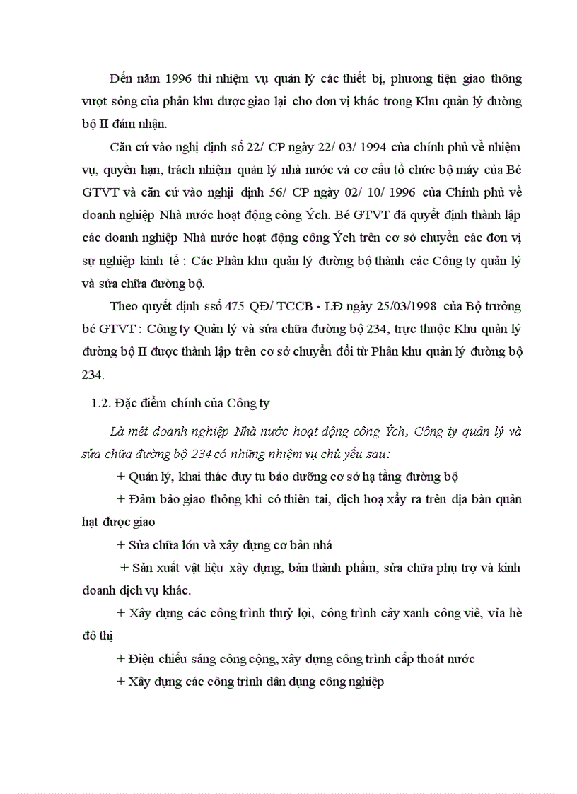 image for page Kế hoạch duy tu sửa chữa bảo dưỡng đường bộ năm 2003 của Công ty quản lý và sửa chữa đường bộ 234 1