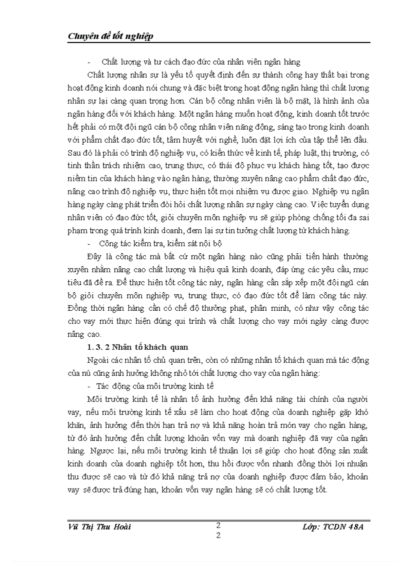 image for page Nâng cao chất lượng cho vay đối với doanh nghiệp vừa và nhỏ của ngân hàng thương mại cổ phần Công Thương chi nhánh Hai Bà Trưng 1