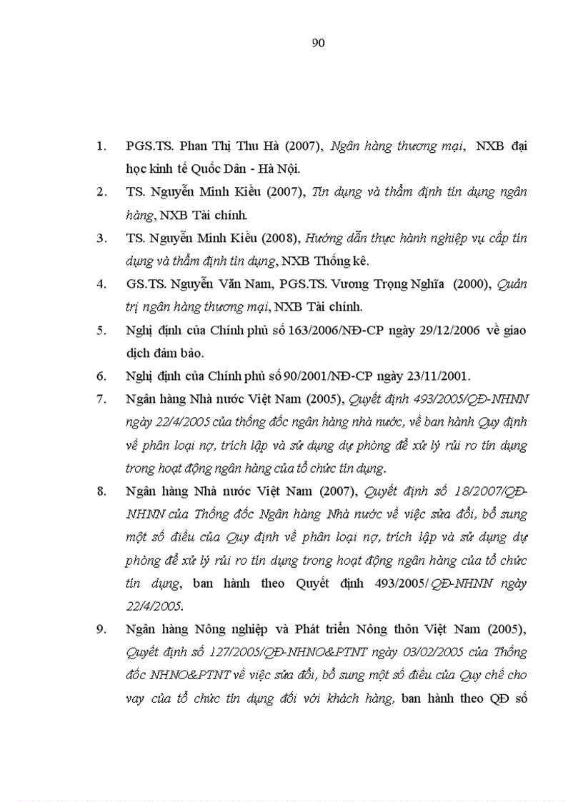 image for page Nâng cao chất lượng thẩm định tín dụng ngắn hạn đối với doanh nghiệp vừa và nhỏ tại NHNN PTNT chi nhánh nam Hà Nội