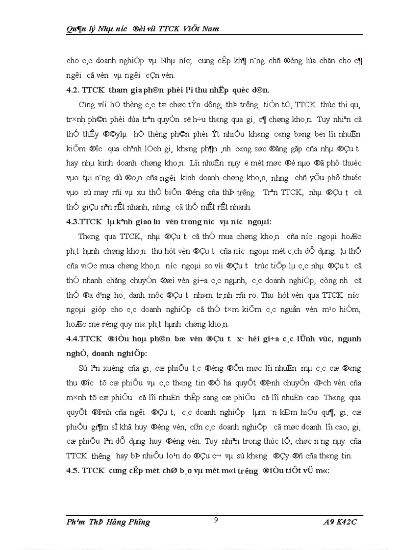 image for page Quản lý Nhà nước đối với TTCK Việt Nam