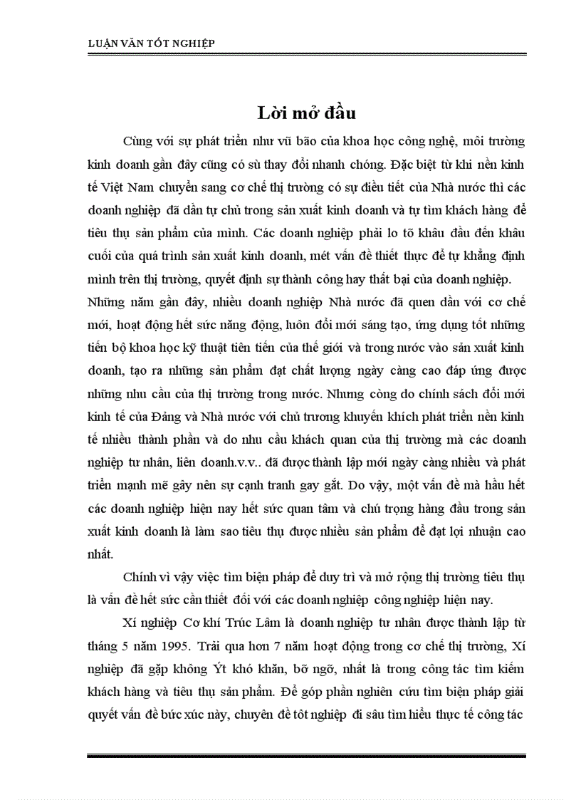 image for page Một số biện pháp nhằm mở rộng thị trường tiêu thụ sản phẩm ở Xí nghiệp cơ khí Trúc Lâm 1