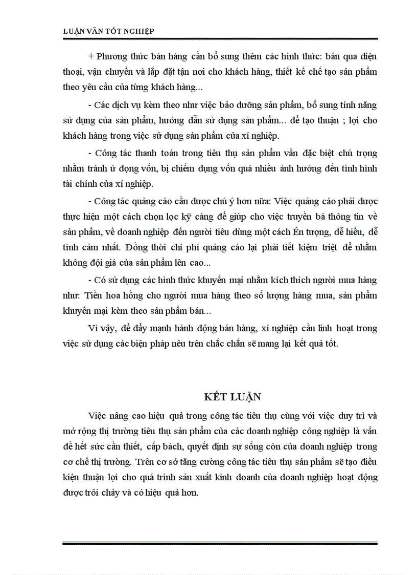 image for page Một số biện pháp nhằm mở rộng thị trường tiêu thụ sản phẩm ở Xí nghiệp cơ khí Trúc Lâm 1