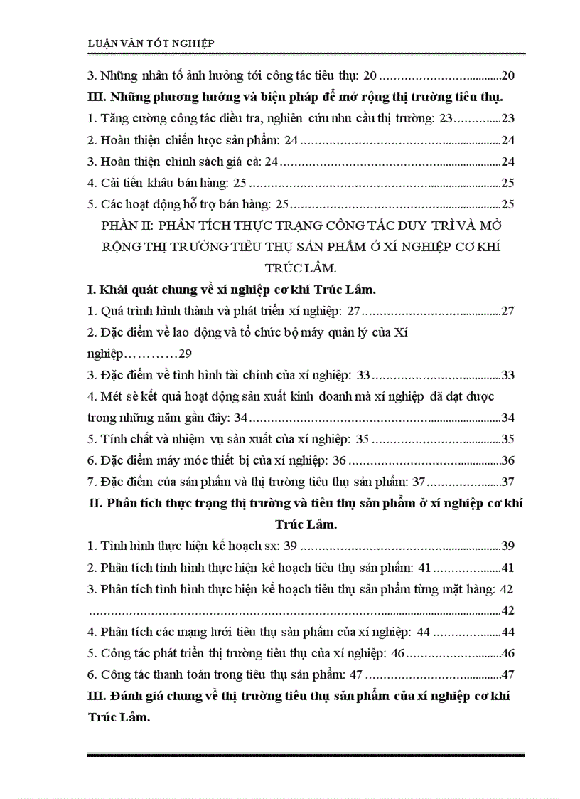 image for page Một số biện pháp nhằm mở rộng thị trường tiêu thụ sản phẩm ở Xí nghiệp cơ khí Trúc Lâm 1