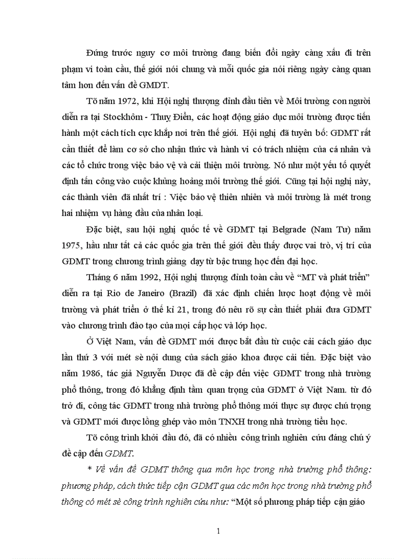 image for page Giáo dục môi trường qua các hoạt động ngoại khoá môn TNXH cho học sinh lớp 3