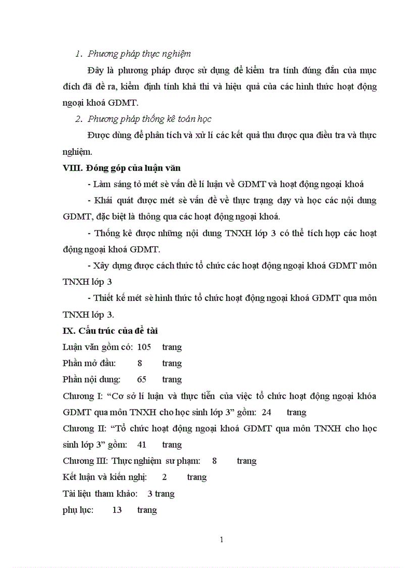 image for page Giáo dục môi trường qua các hoạt động ngoại khoá môn TNXH cho học sinh lớp 3