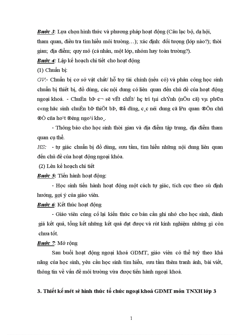 image for page Giáo dục môi trường qua các hoạt động ngoại khoá môn TNXH cho học sinh lớp 3