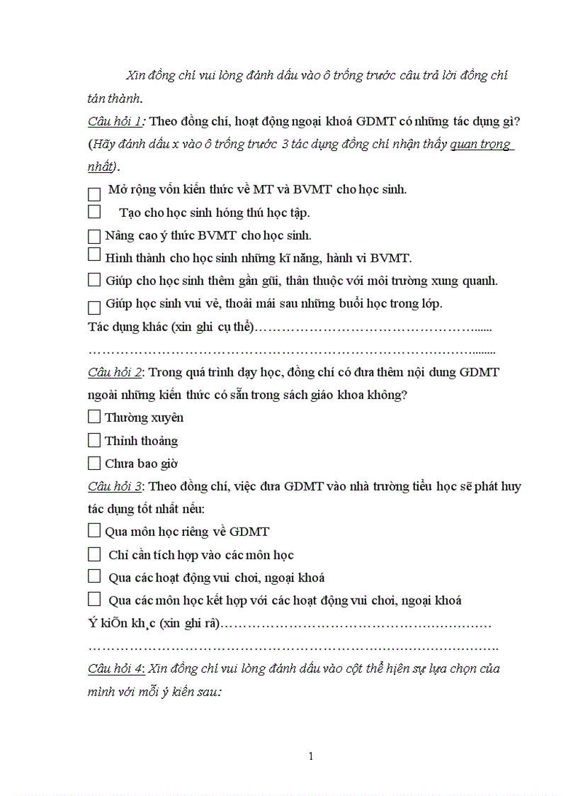 image for page Giáo dục môi trường qua các hoạt động ngoại khoá môn TNXH cho học sinh lớp 3