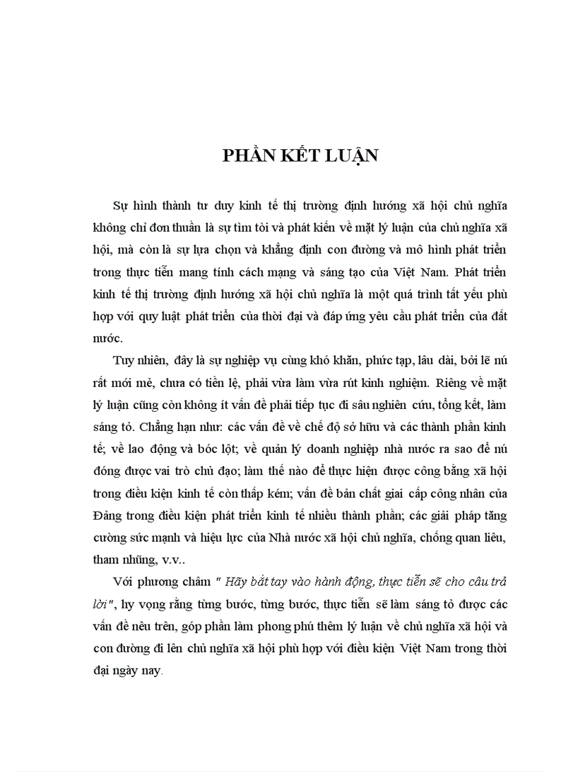 image for page Kinh tế thị trường nói chung và quan điểm của Đảng ta về phát triển nền kinh tế thị trường định hướng xã hội chủ nghĩa ở Việt Nam nói riêng