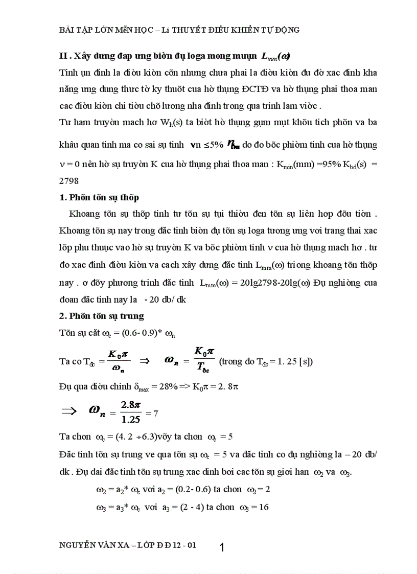 image for page Lý thuyết điều khiển tự động