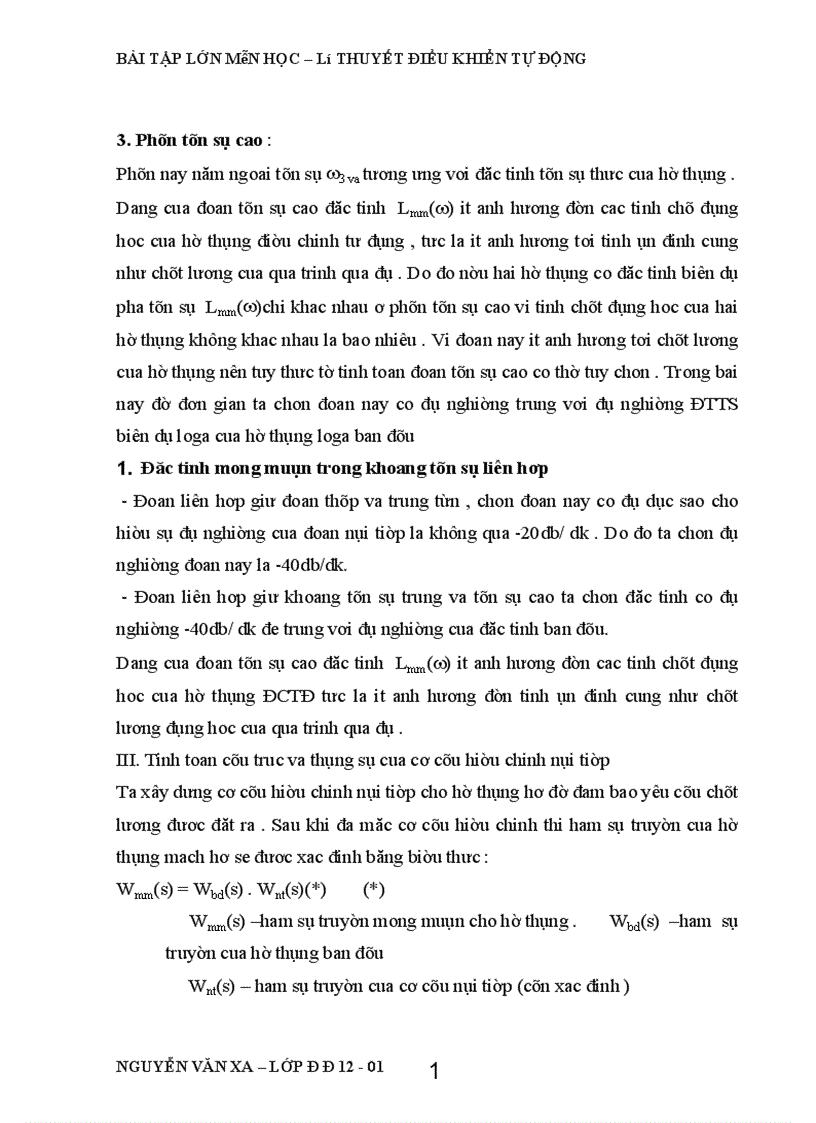 image for page Lý thuyết điều khiển tự động