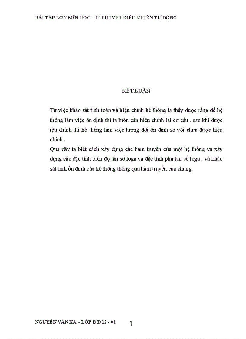 image for page Lý thuyết điều khiển tự động