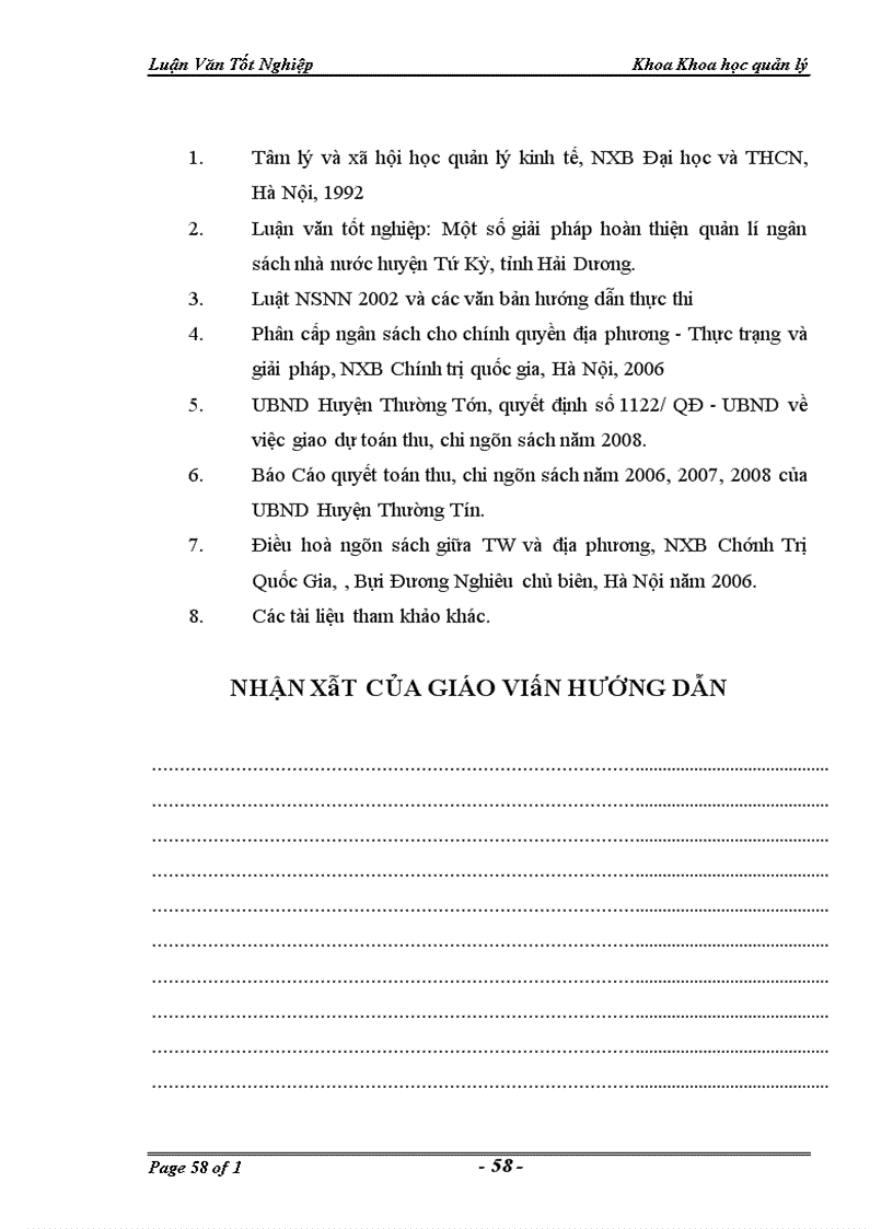 image for page Một số giải pháp hoàn thiện quản lý ngân sách huyện Thường Tín trong điều kiện hiện nay 1