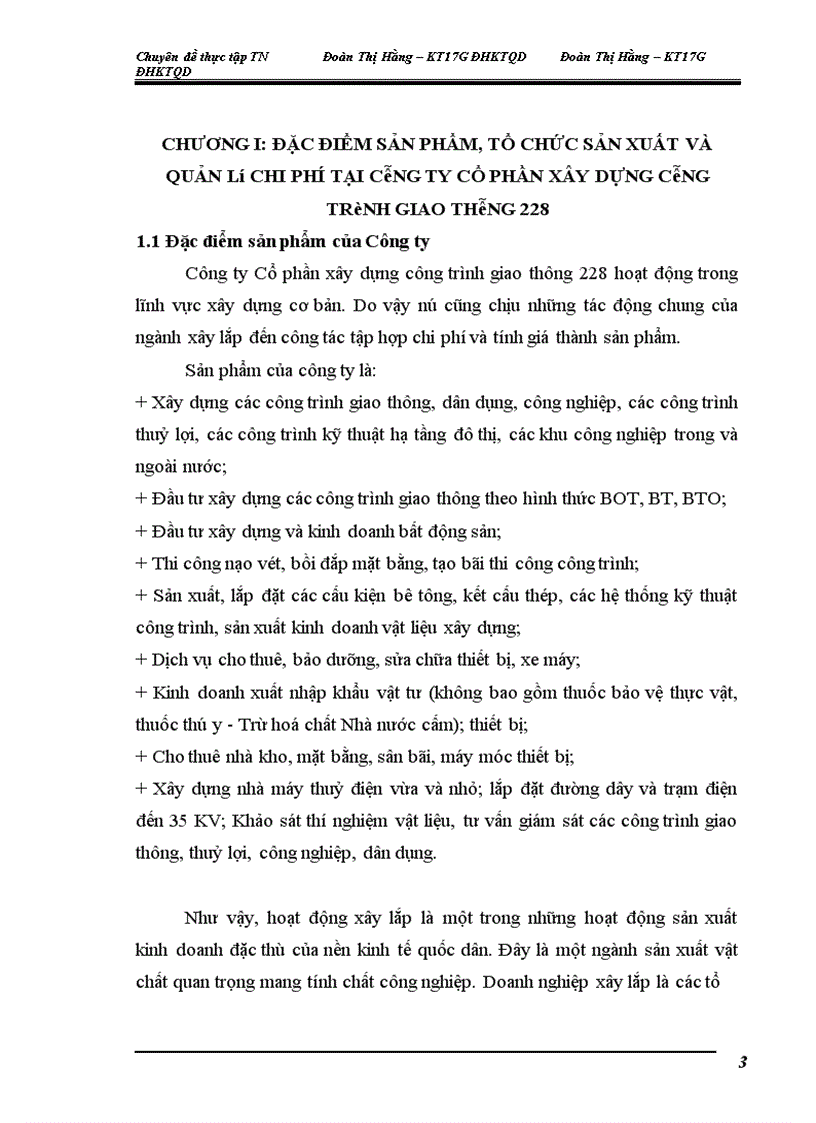 image for page Hoàn thiện công tác kế toán chi phí sản xuất và tính giá thành tại Công ty cổ phần xây dựng và công trình giao thông 228 1