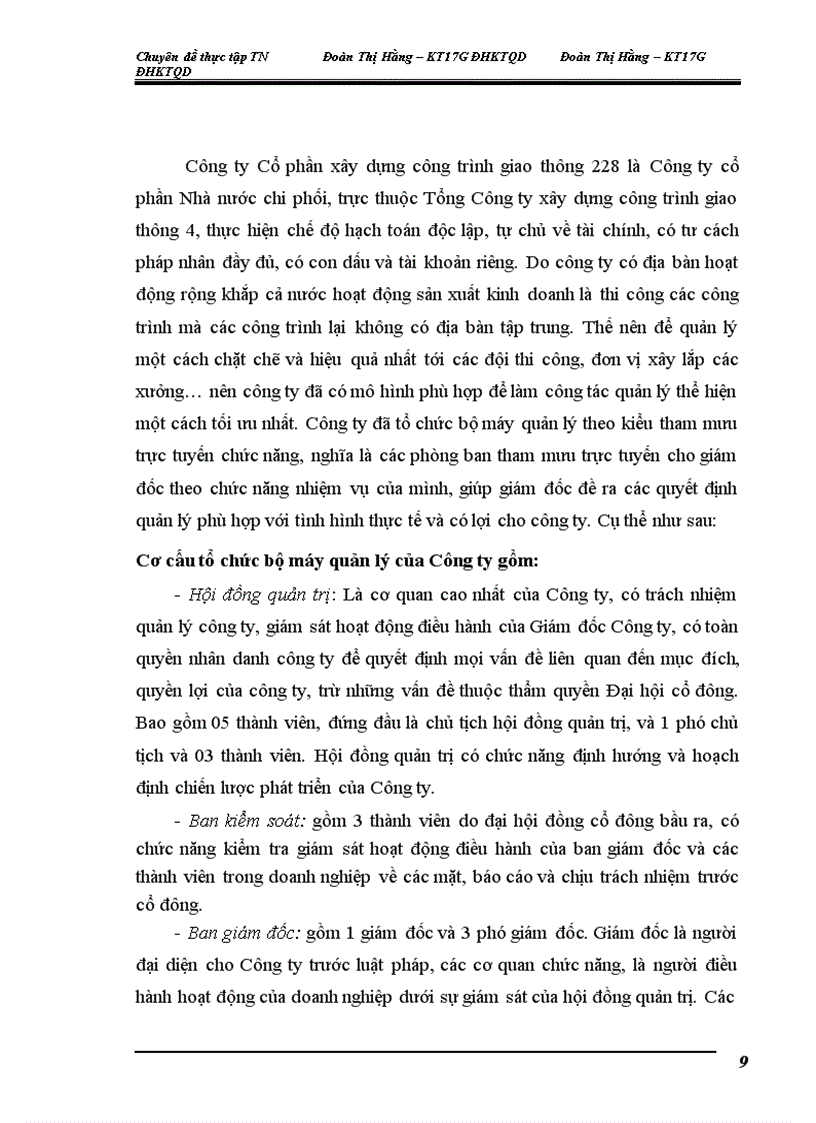 image for page Hoàn thiện công tác kế toán chi phí sản xuất và tính giá thành tại Công ty cổ phần xây dựng và công trình giao thông 228 1