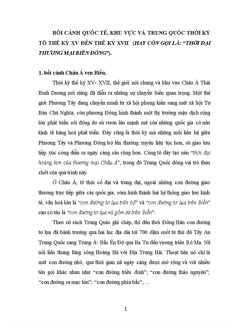image for page Ngoại thương Trung Quốc với khu vực Đông Nam á từ thế kỷ XV đến nửa đầu thế kỷ XVII 1