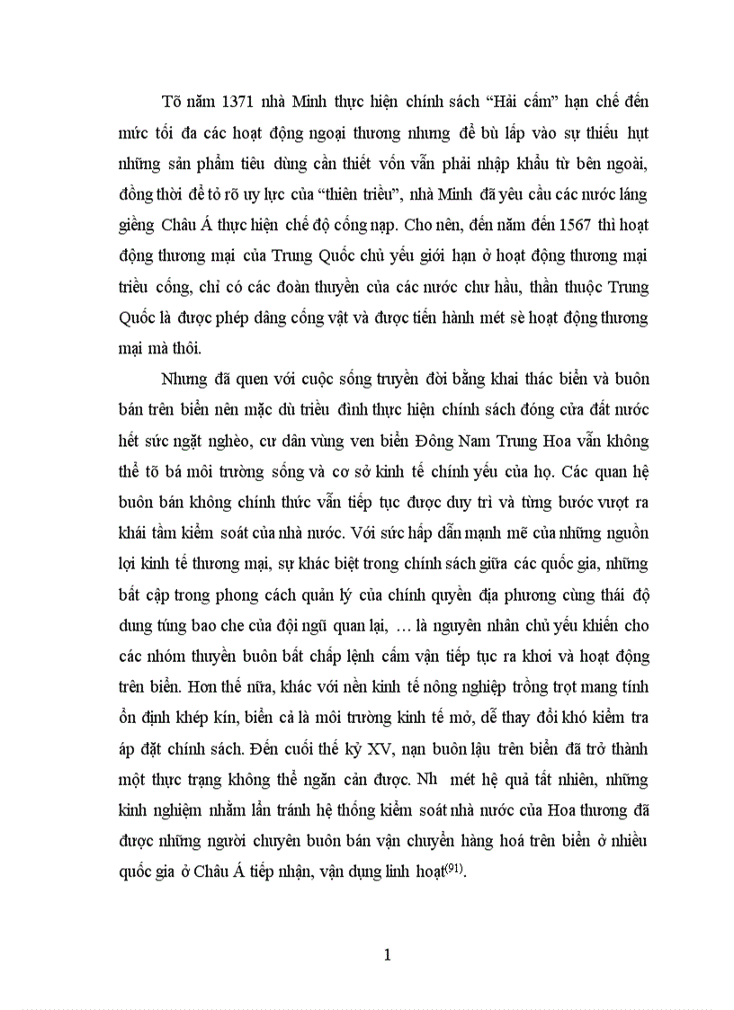 image for page Ngoại thương Trung Quốc với khu vực Đông Nam á từ thế kỷ XV đến nửa đầu thế kỷ XVII 1