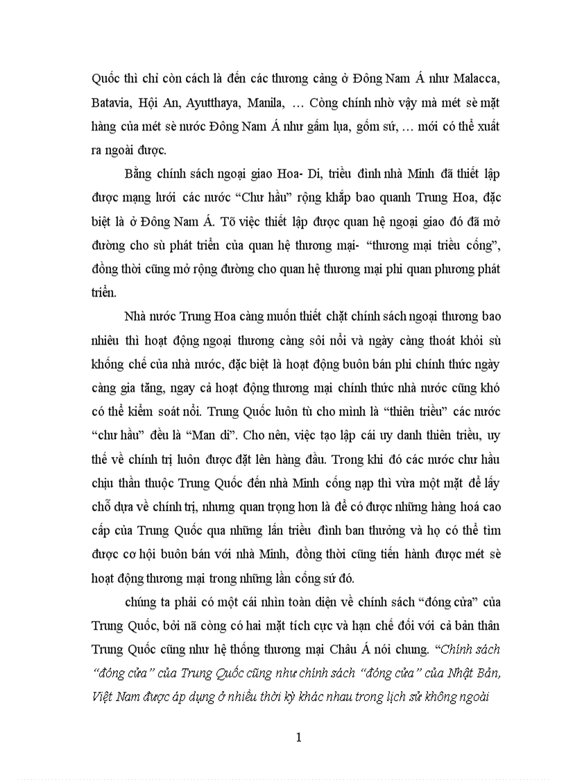 image for page Ngoại thương Trung Quốc với khu vực Đông Nam á từ thế kỷ XV đến nửa đầu thế kỷ XVII 1