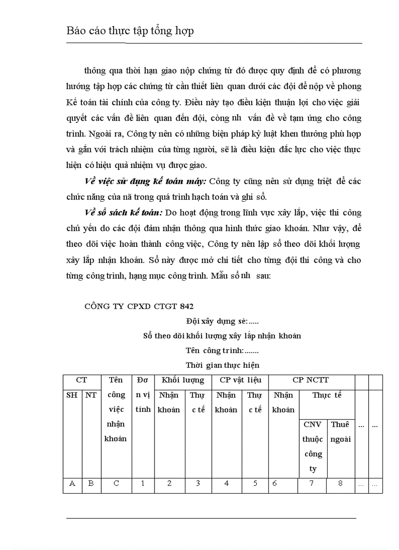 image for page Đặc điểm tổ chức công tác kế toán tại Công ty Cổ phần xây dựng công trình giao thông