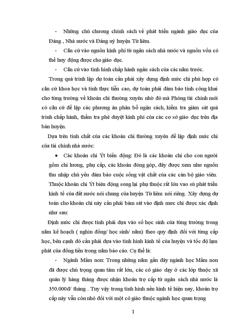 image for page Một số giải pháp nhằm nâng cao hiệu quả quản lý chi ngân sách nhà nước cho sự nghiệp giáo dục cấp Mầm non tiểu học và trung học cơ sở ở huyện Từ liêm trong điều kiện hiện nay 1