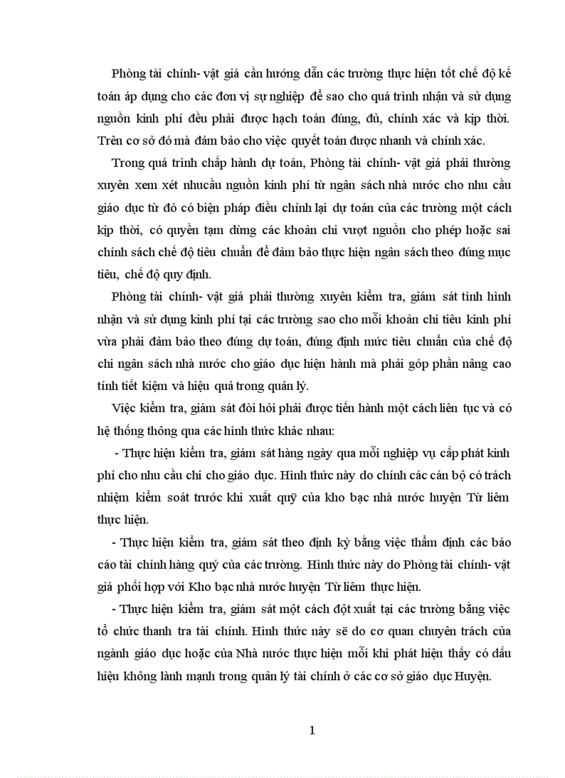 image for page Một số giải pháp nhằm nâng cao hiệu quả quản lý chi ngân sách nhà nước cho sự nghiệp giáo dục cấp Mầm non tiểu học và trung học cơ sở ở huyện Từ liêm trong điều kiện hiện nay 1