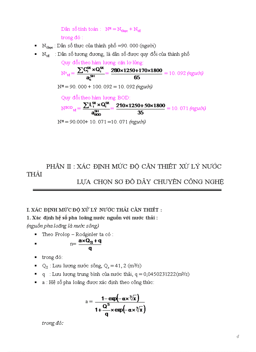 image for page Tính toán hệ thống phân phối nước vào bể Aeroten