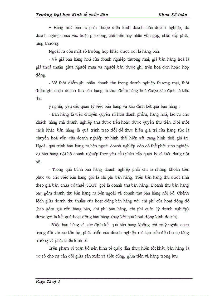 image for page Kế toán tiêu thụ và xác định kết quả tiêu thụ hàng hóa tại Công ty Cổ phần SANKO