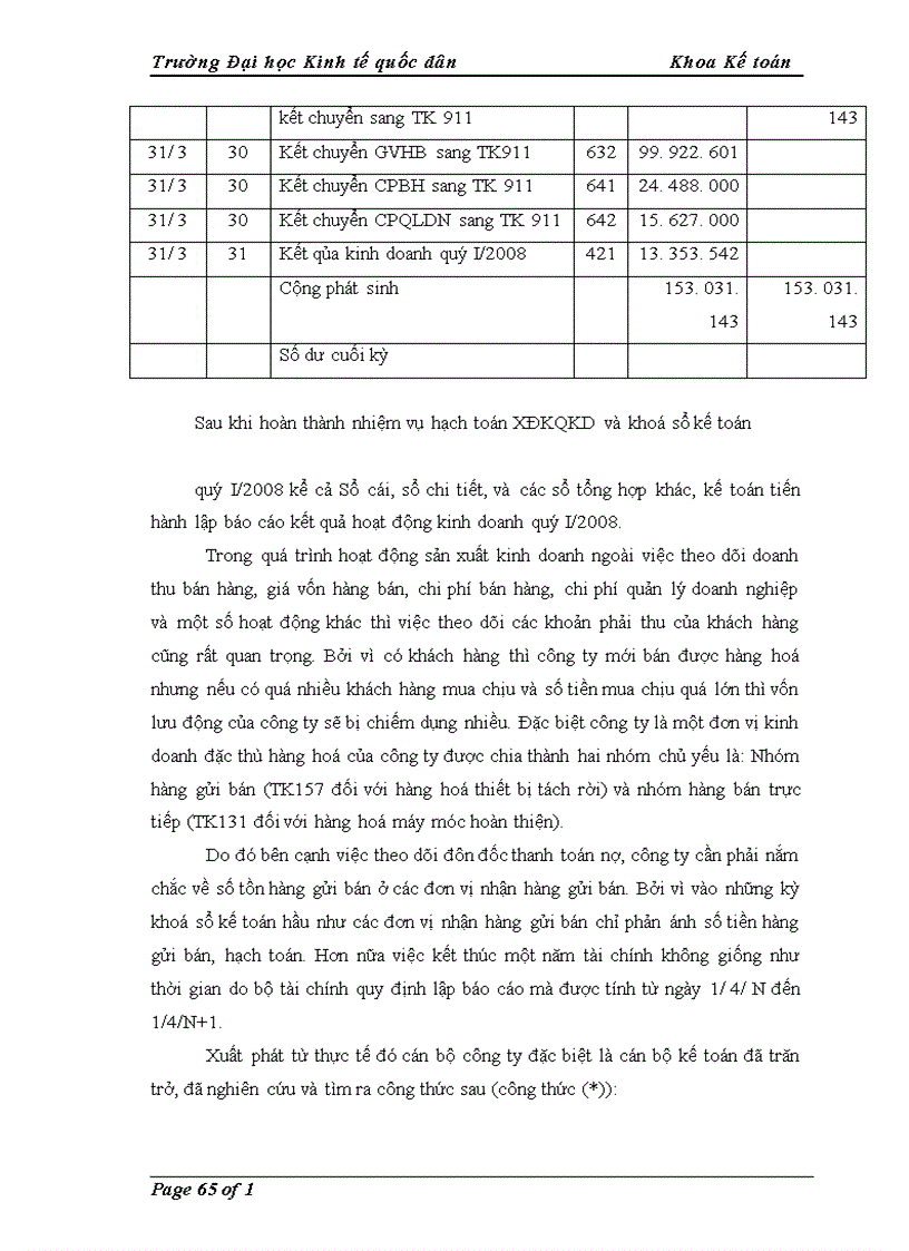 image for page Kế toán tiêu thụ và xác định kết quả tiêu thụ hàng hóa tại Công ty Cổ phần SANKO