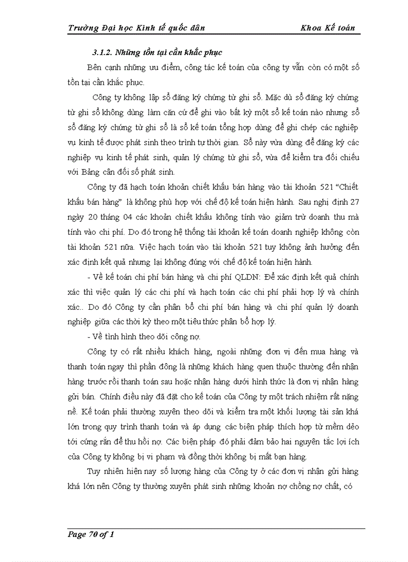 image for page Kế toán tiêu thụ và xác định kết quả tiêu thụ hàng hóa tại Công ty Cổ phần SANKO