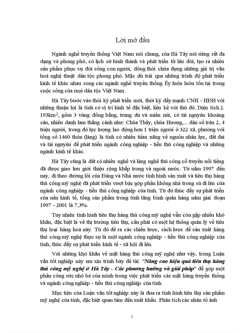 image for page Nâng cao hiệu quả tiêu thụ hàng thủ công mỹ nghệ ở Hà Tây Các phương hướng và giải pháp 1