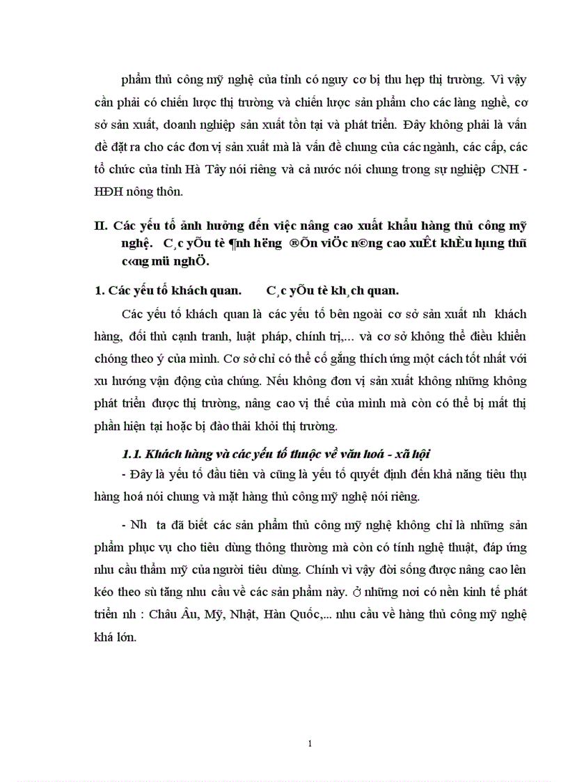 image for page Nâng cao hiệu quả tiêu thụ hàng thủ công mỹ nghệ ở Hà Tây Các phương hướng và giải pháp 1