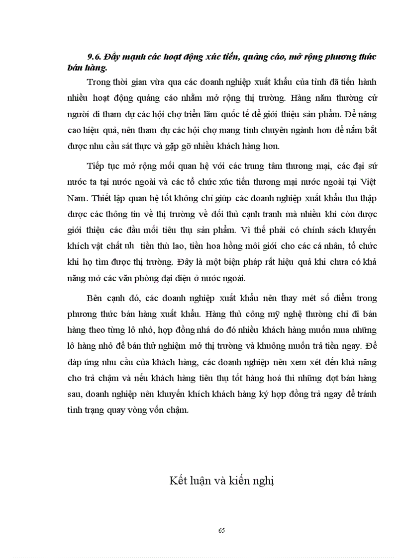 image for page Nâng cao hiệu quả tiêu thụ hàng thủ công mỹ nghệ ở Hà Tây Các phương hướng và giải pháp 1