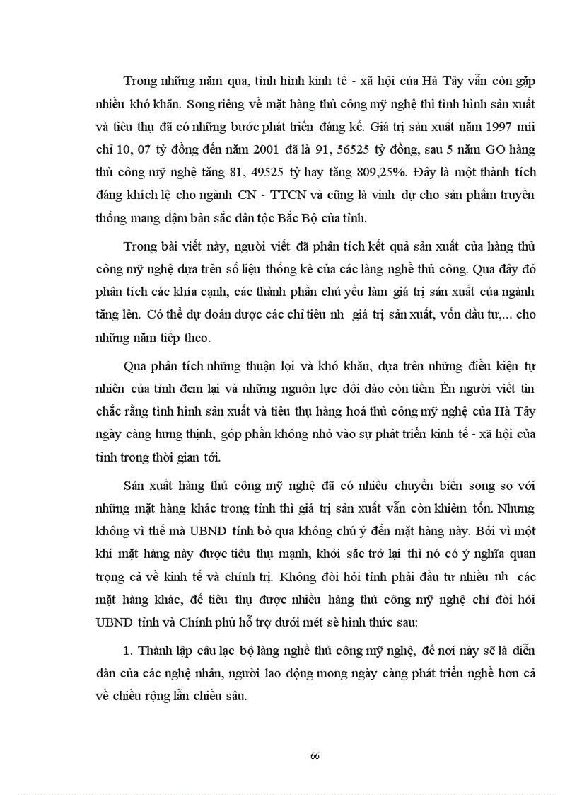 image for page Nâng cao hiệu quả tiêu thụ hàng thủ công mỹ nghệ ở Hà Tây Các phương hướng và giải pháp 1