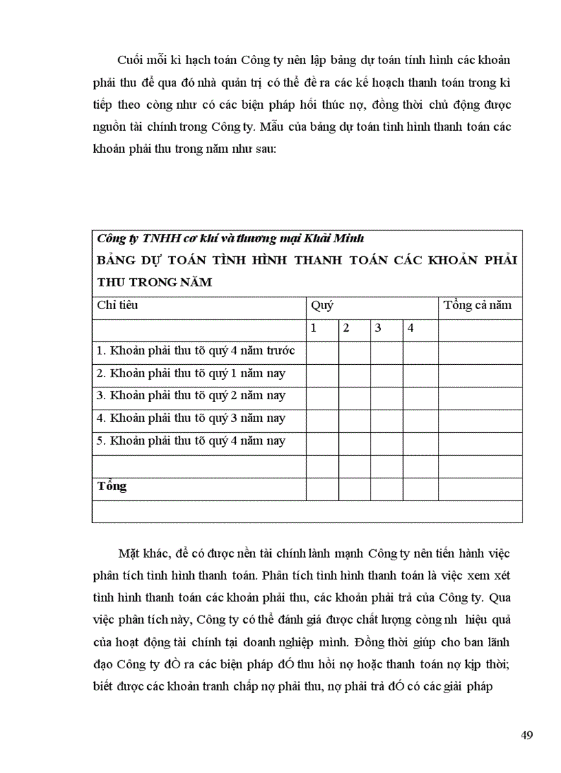 image for page Hoàn thiện kế toán thanh toán với người bán và người mua tại Công ty TNHH Cơ khí và thương mại Khải Minh