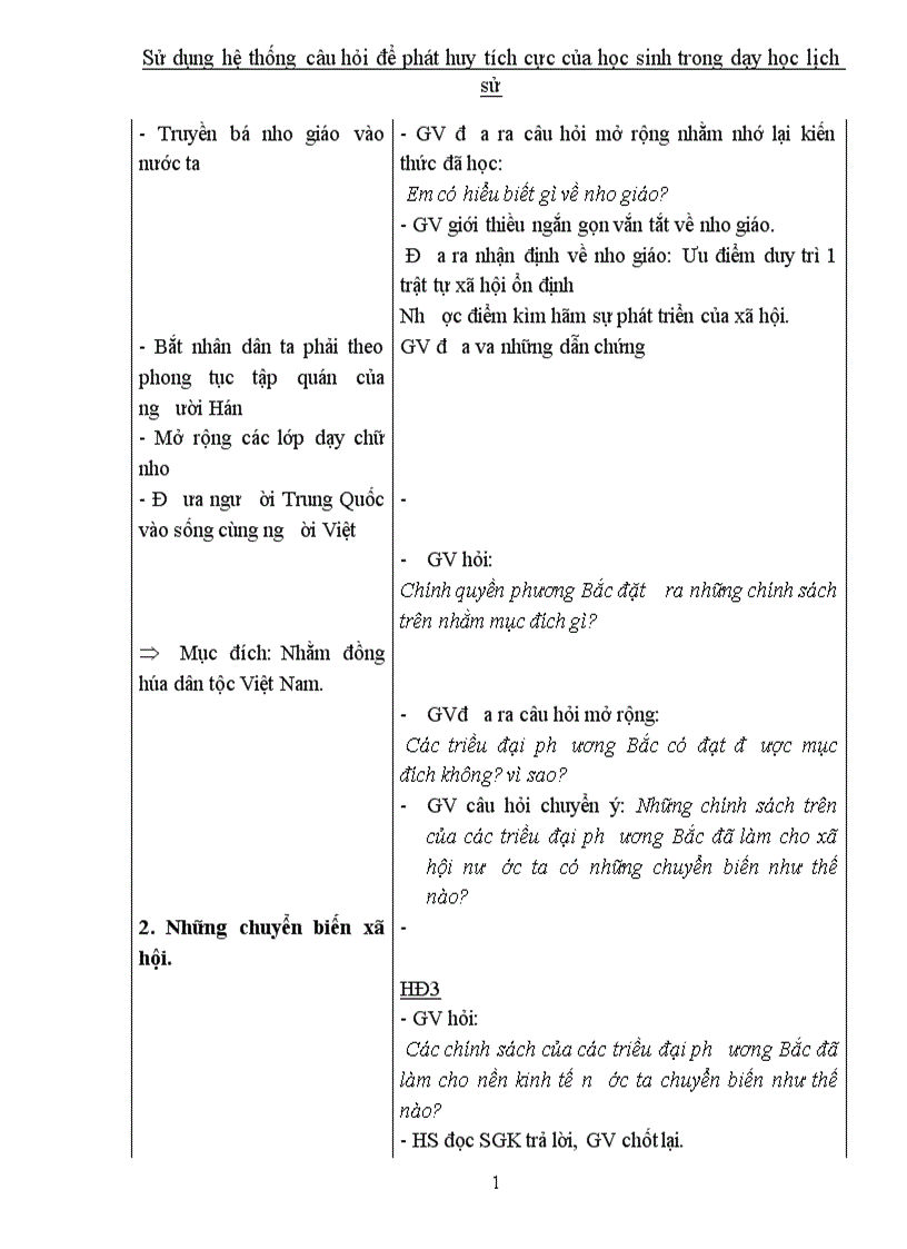 image for page Sử dụng hệ thống câu hỏi để phát huy tích cực của học sinh trong dạy học lịch sử