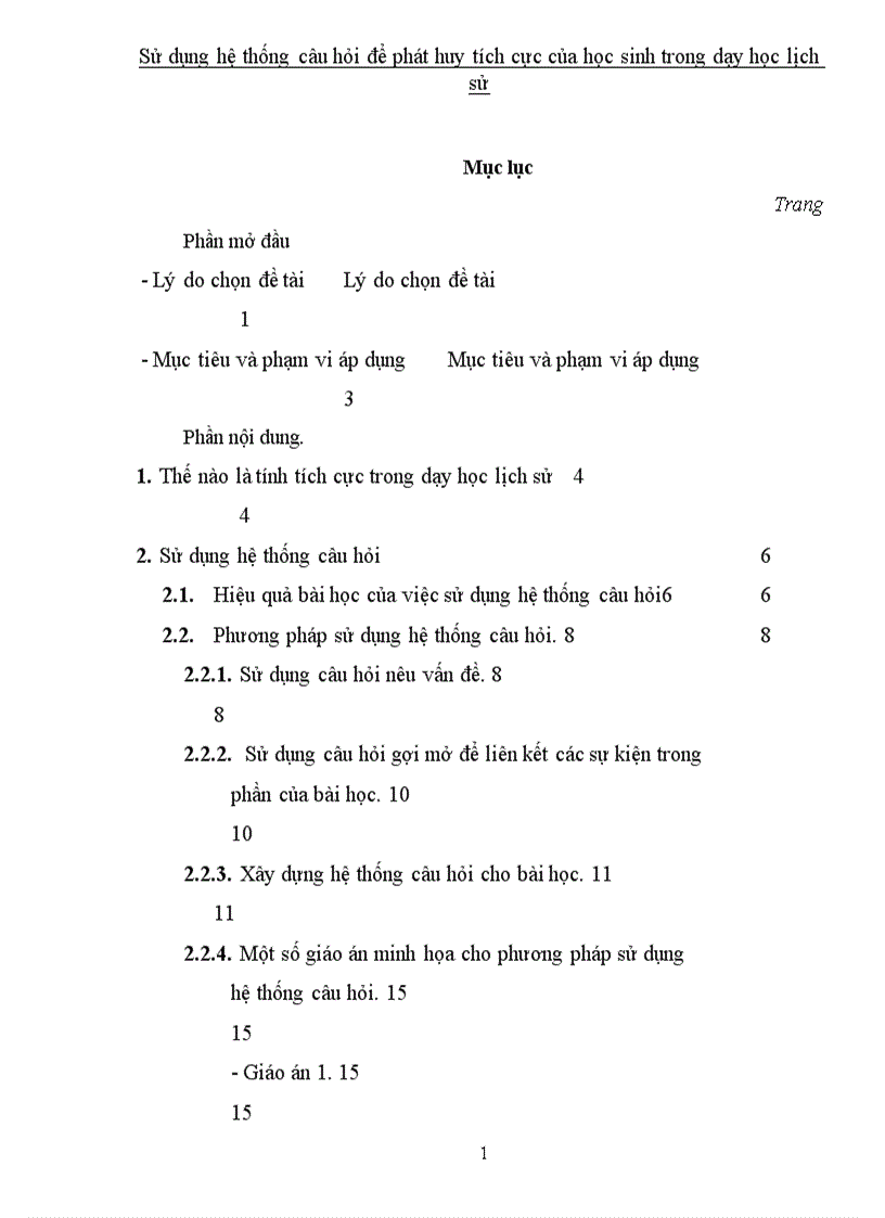 image for page Sử dụng hệ thống câu hỏi để phát huy tích cực của học sinh trong dạy học lịch sử