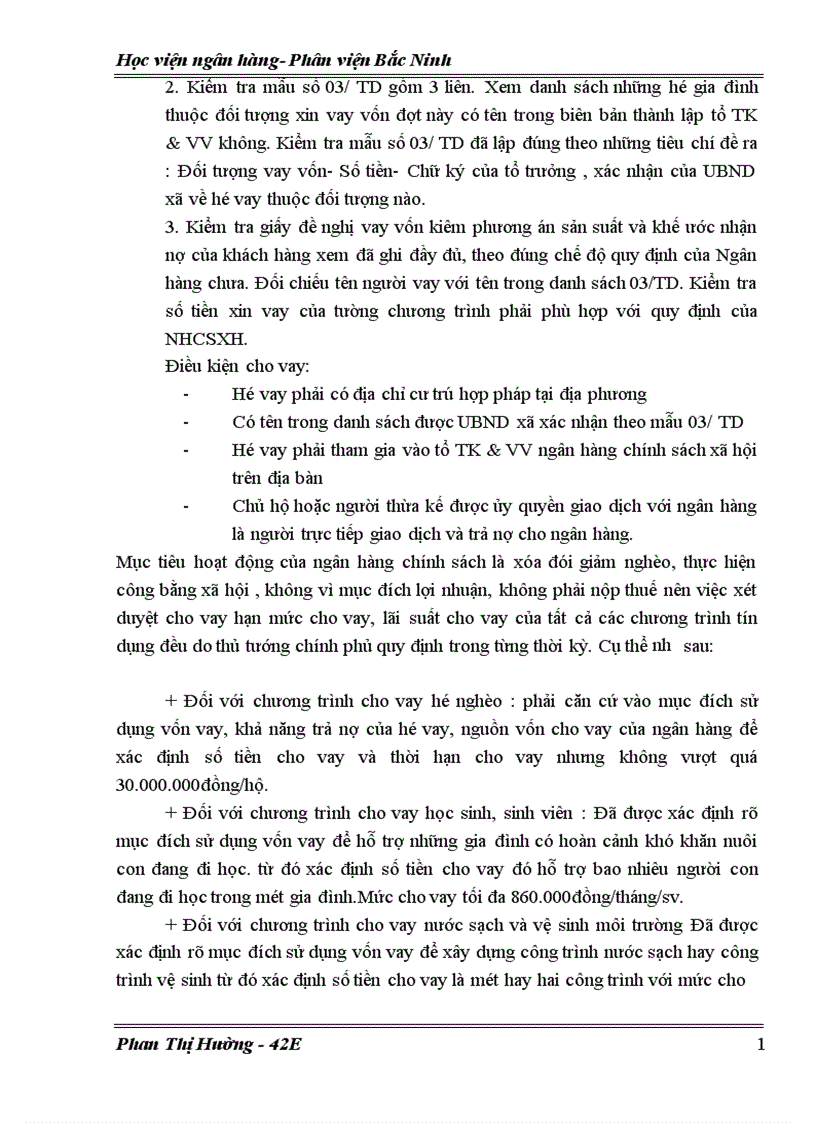 image for page Báo cáo thực tập tốt nghiệp tại NHCSXH huyện Đô Lương