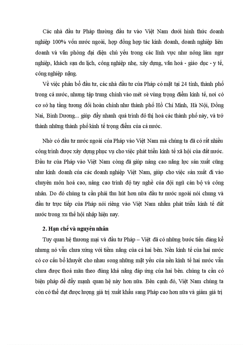 image for page Quan hệ thương mại và đầu tư Pháp Việt thực trạng và triển vọng